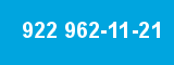 922 962-11-21